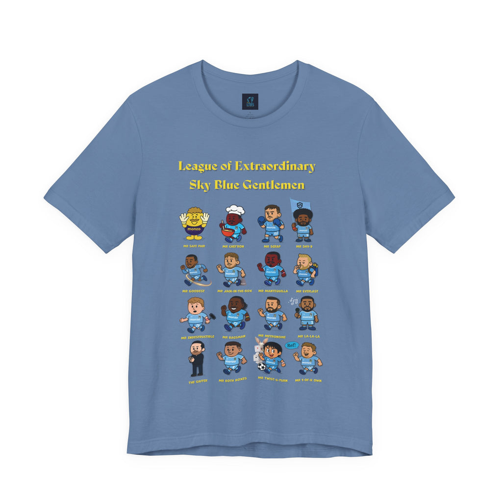 Extraordinary Sky Blue Men Tee