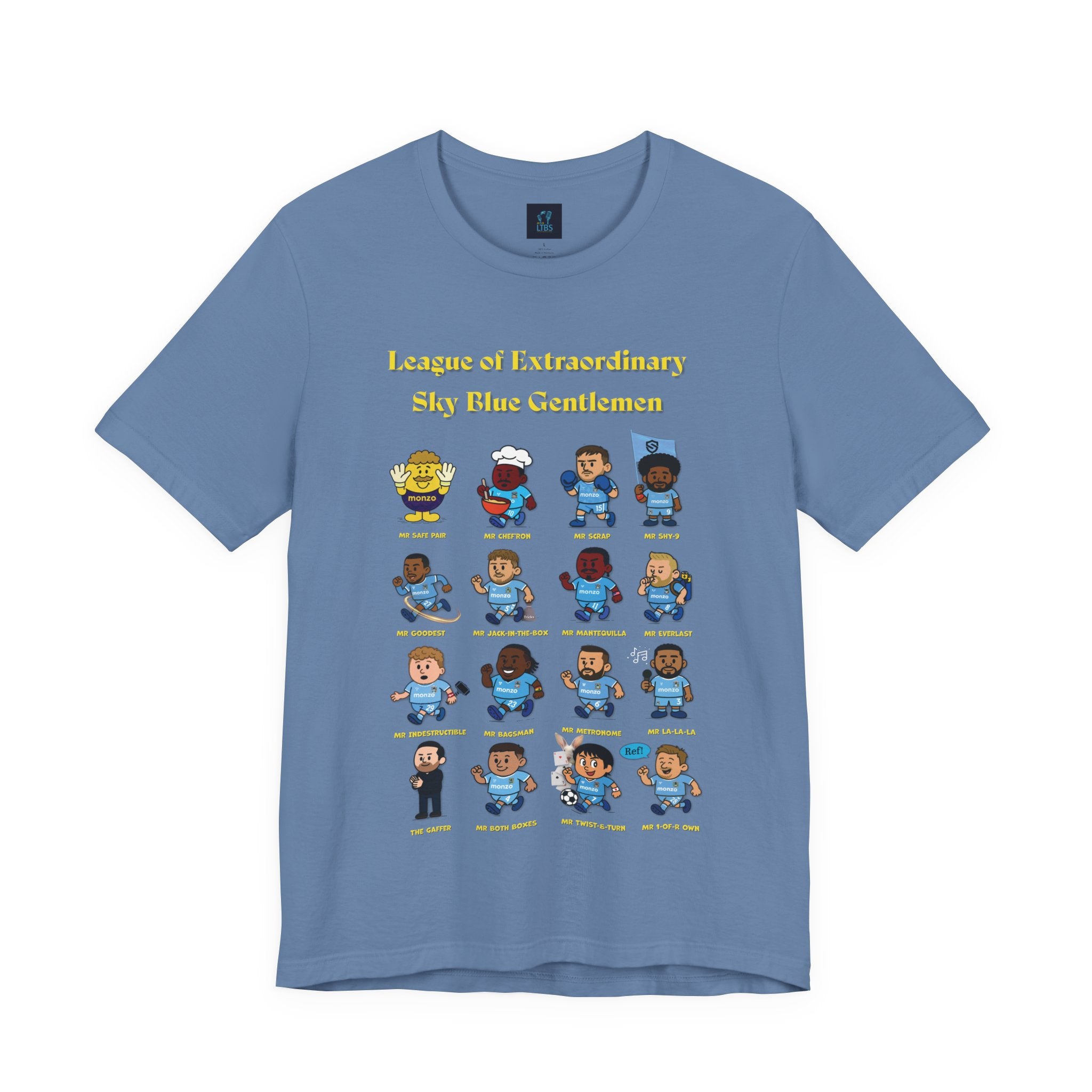 Extraordinary Sky Blue Men Tee