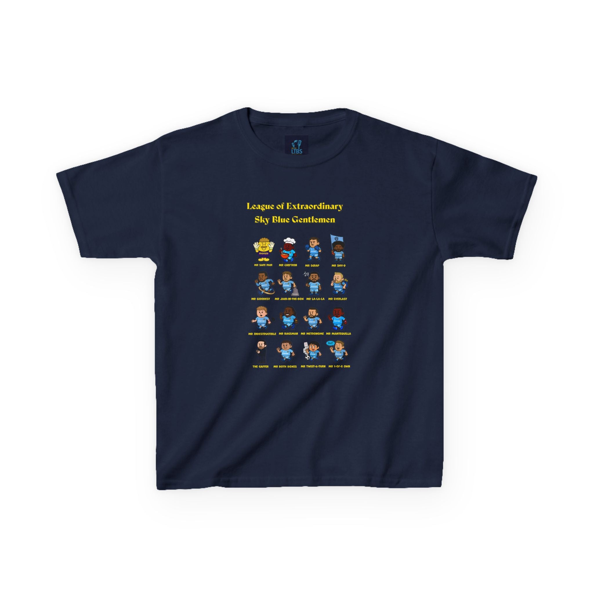 Extraordinary Sky Blue Gentlemen Tee