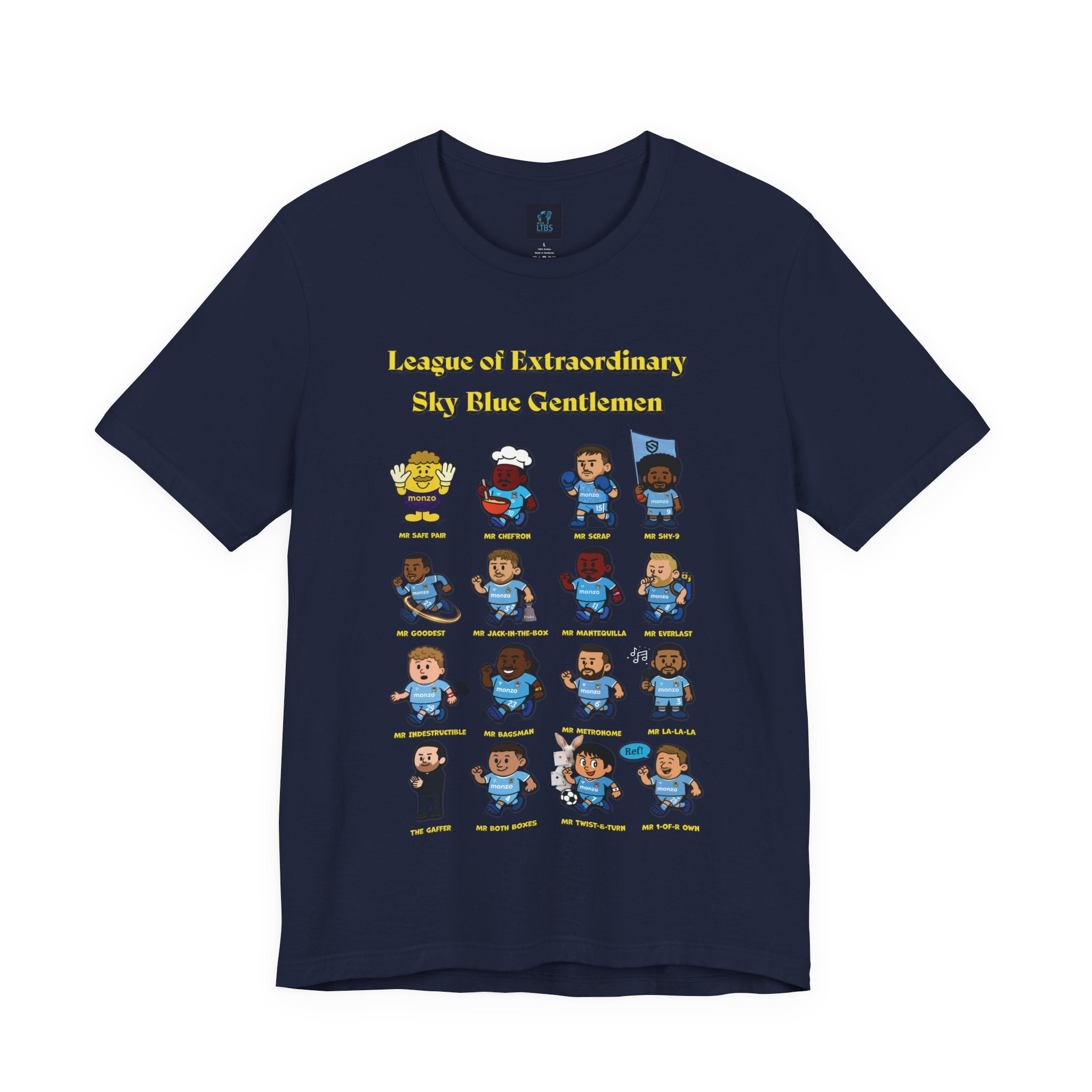Extraordinary Sky Blue Men Tee