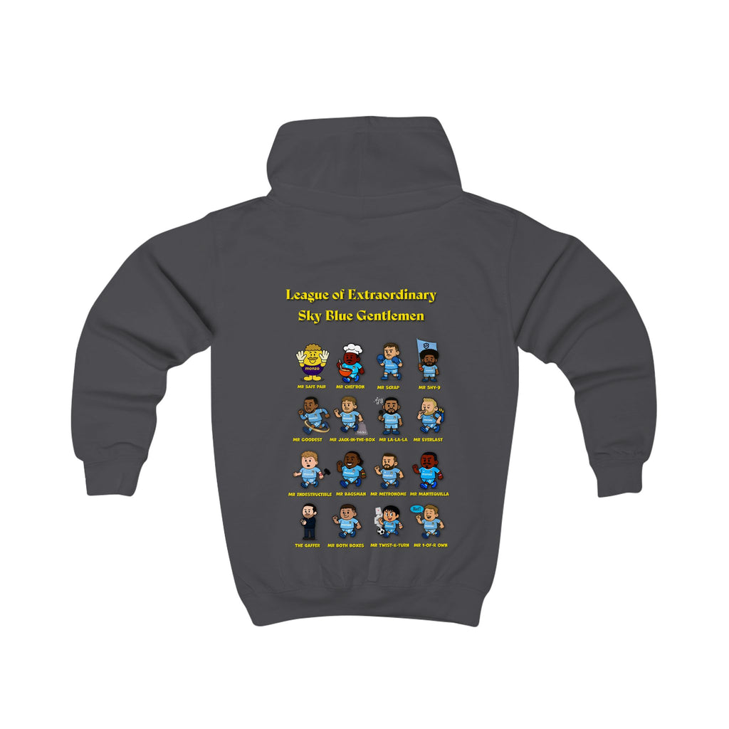 Kids League of Extraordinary Sky Blue Hoodie — Sky Blues 2025/26 Team of Legends
