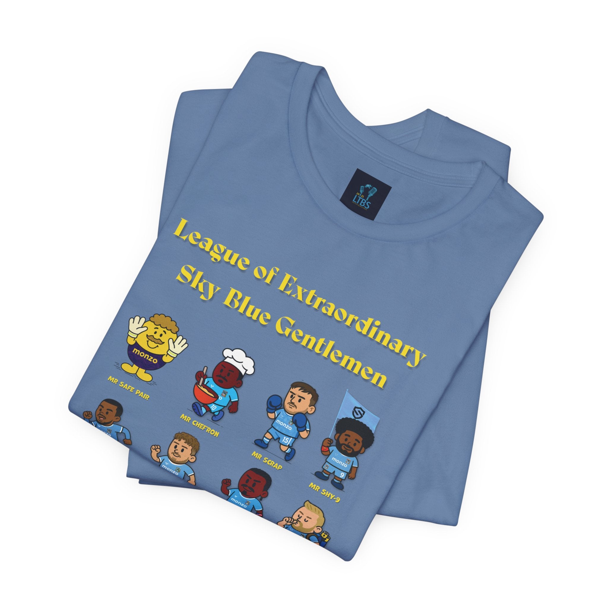 Extraordinary Sky Blue Men Tee