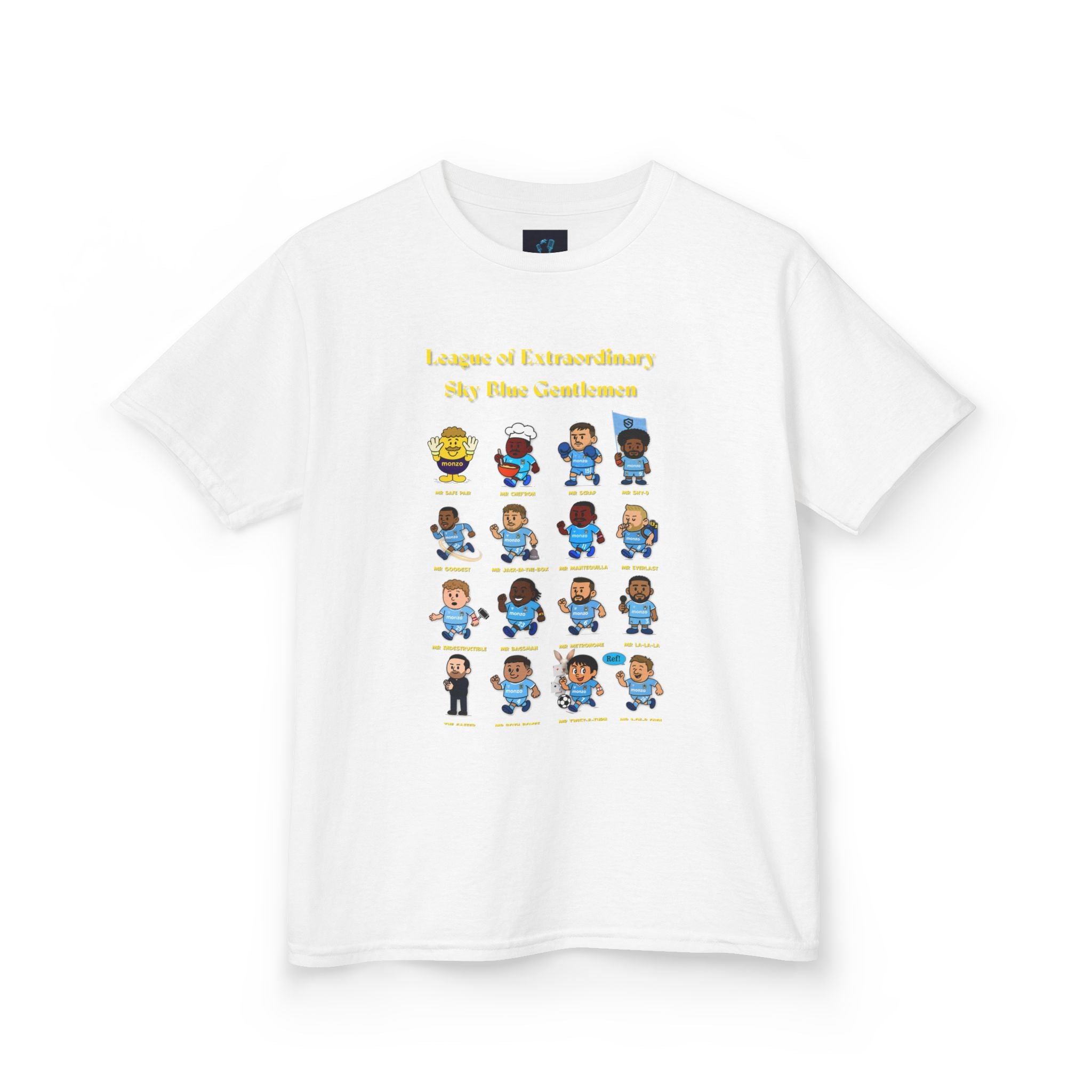 League of Extraordinary Sky Blue Gentlemen Tee