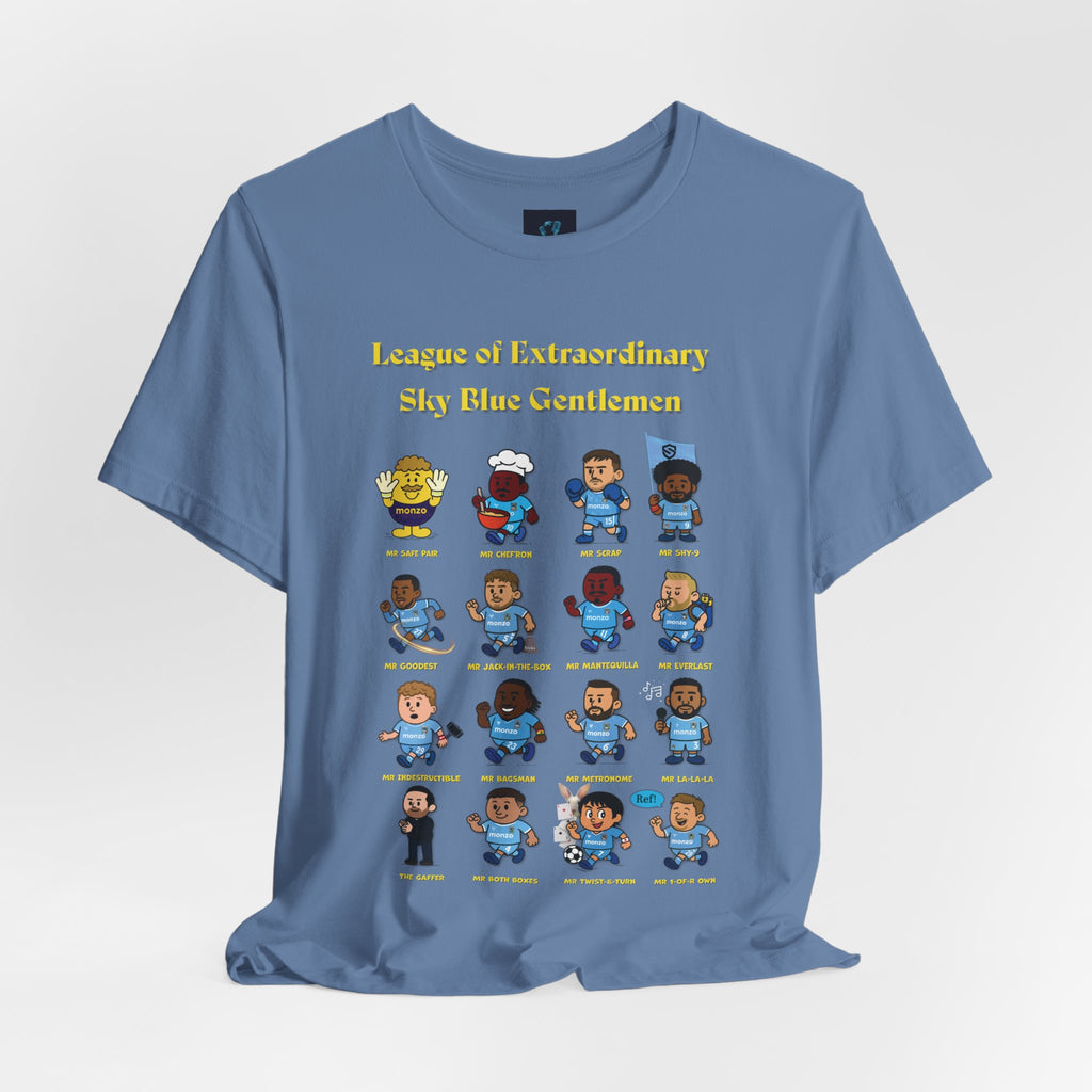 Extraordinary Sky Blue Men Tee