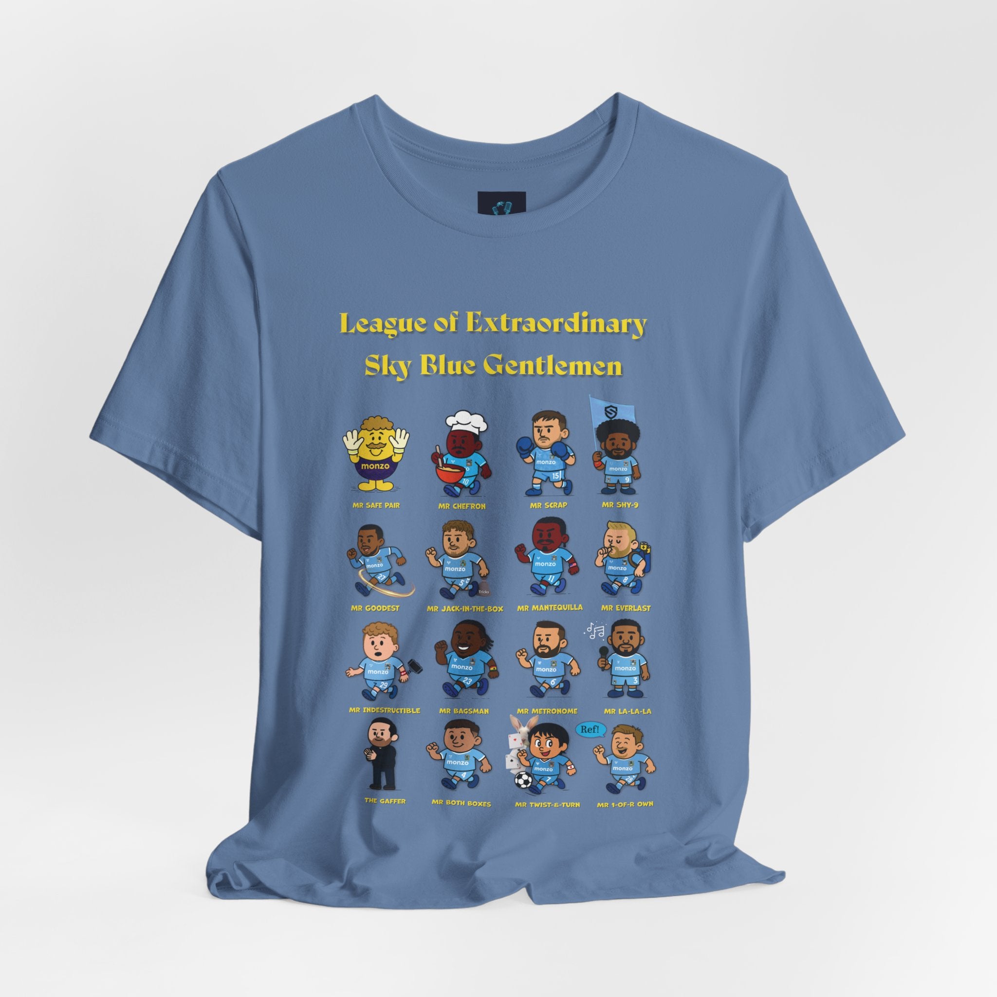 Extraordinary Sky Blue Men Tee