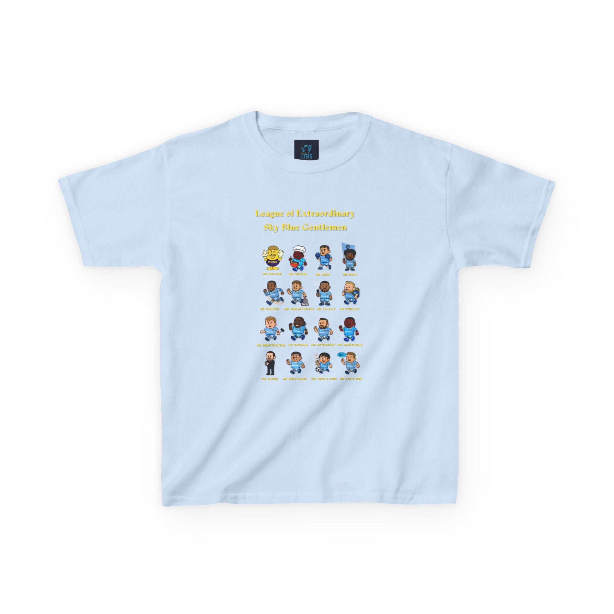 Extraordinary Sky Blue Gentlemen Tee