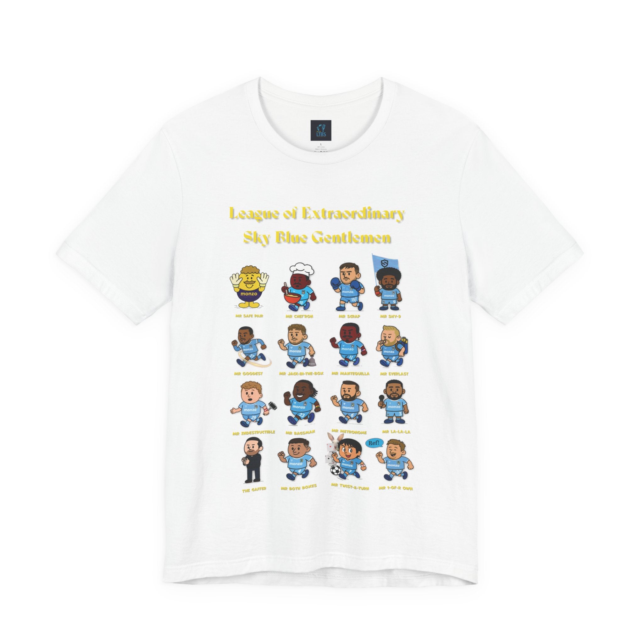 Extraordinary Sky Blue Men Tee