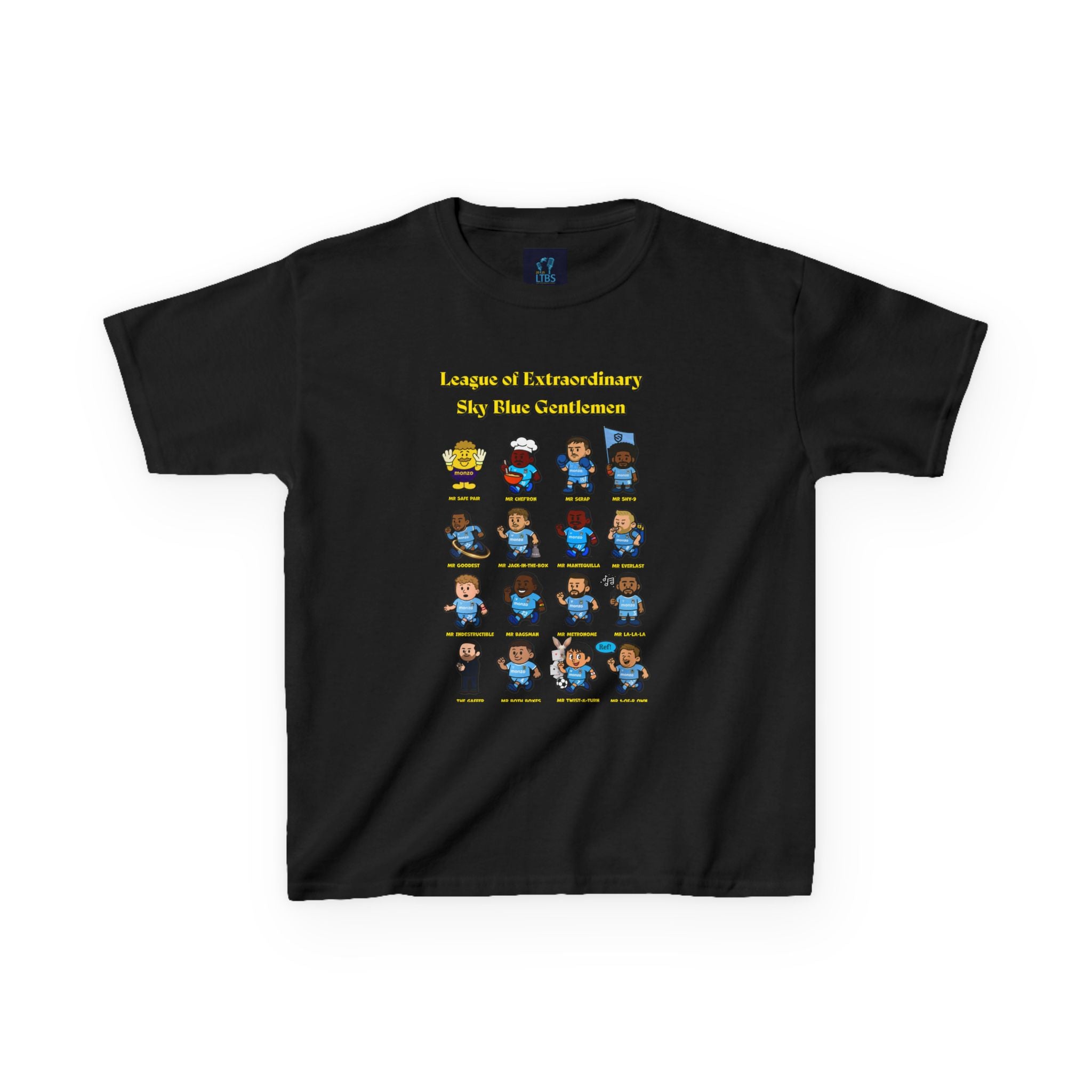 League of Extraordinary Sky Blue Gentlemen Tee