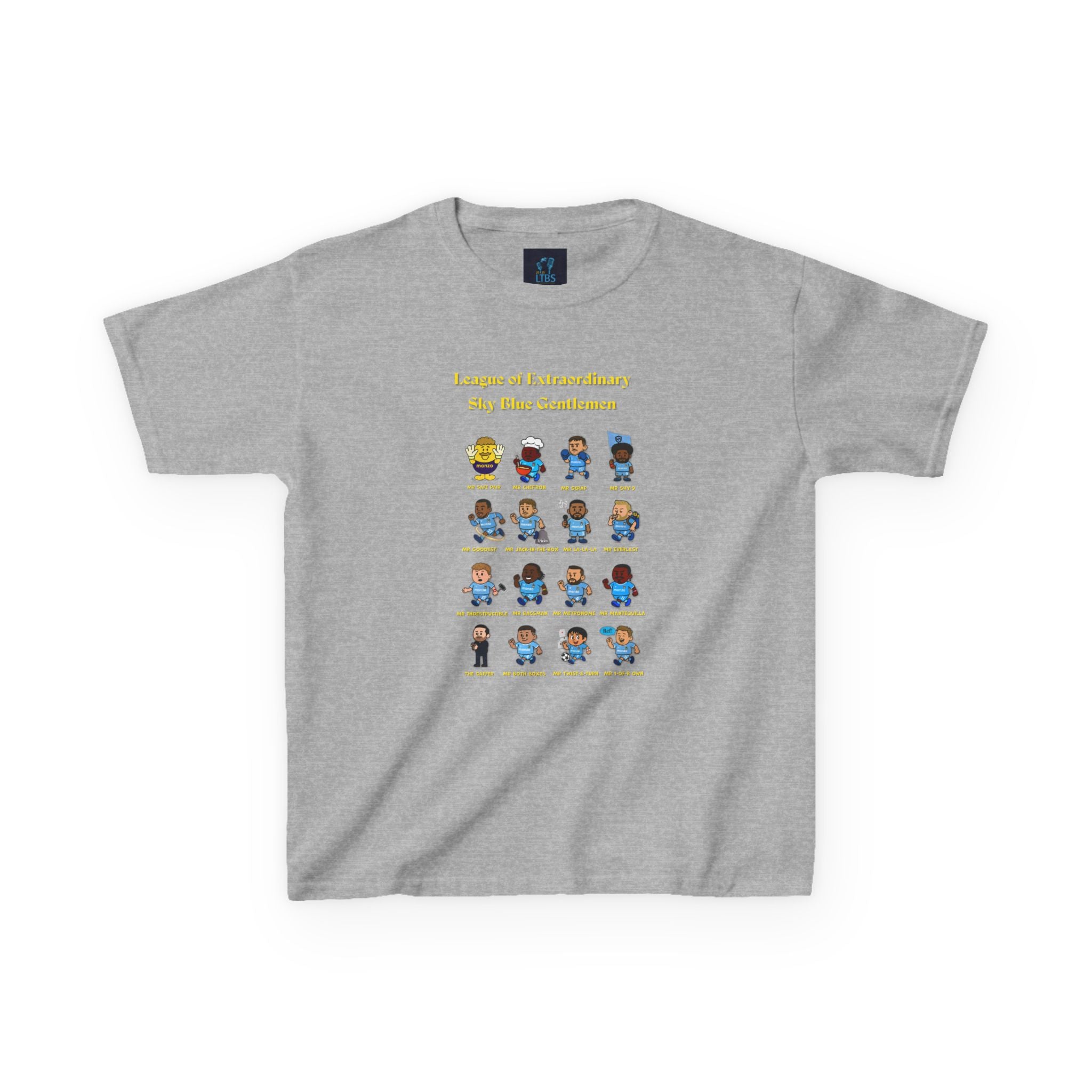 Extraordinary Sky Blue Gentlemen Tee