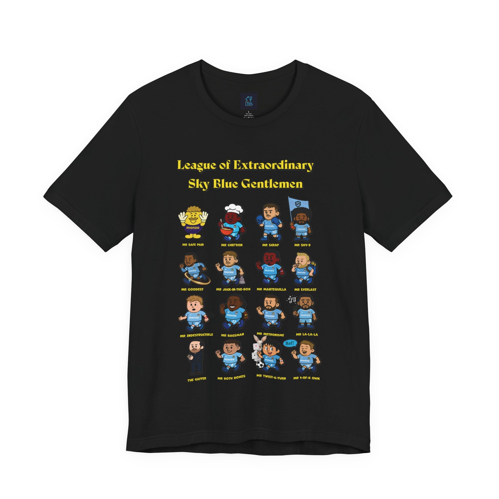 Extraordinary Sky Blue Men Tee